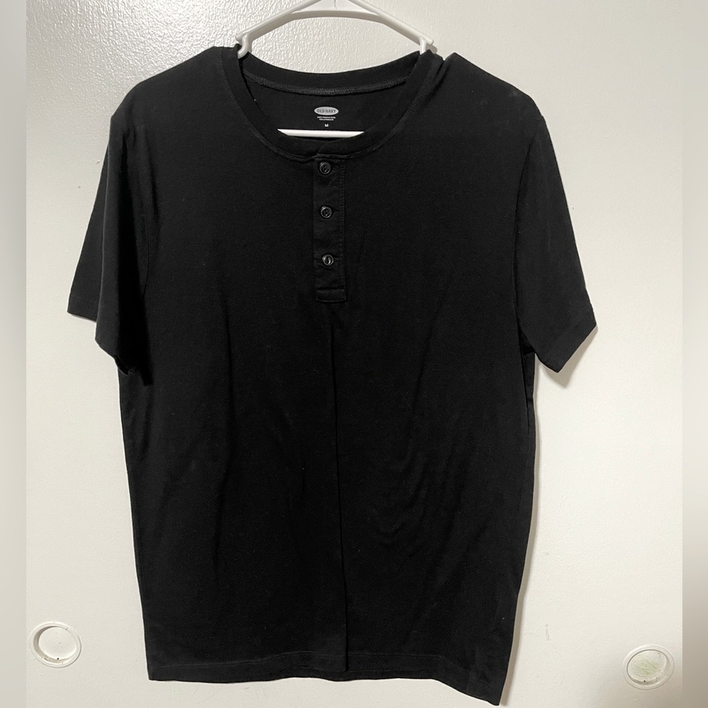 Old Navy black men top